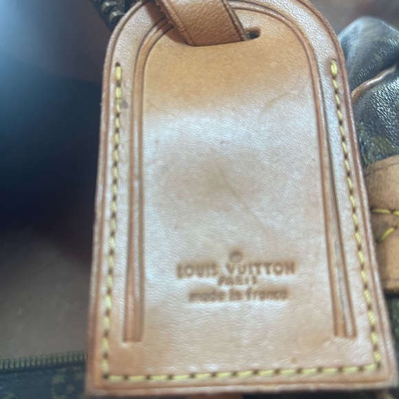 1983 MONOGRAM LOUIS VUITTON CANVAS KEEPALL 60 TRAVEL BAG MADE IN FRANCE w/tag - Picture 4 of 9